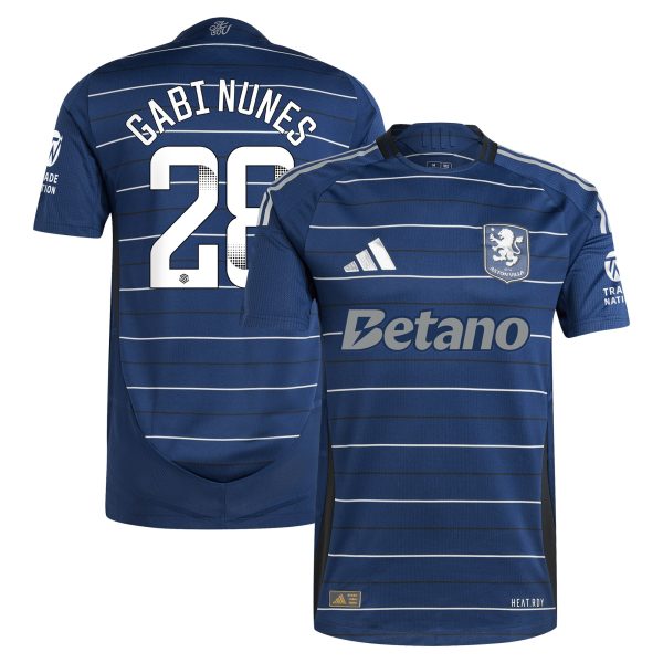 aston villa adidas wsl third authentic shirt 2024-25 with gabi nunes 28 printing Collection | Official Aston Villa Shirts