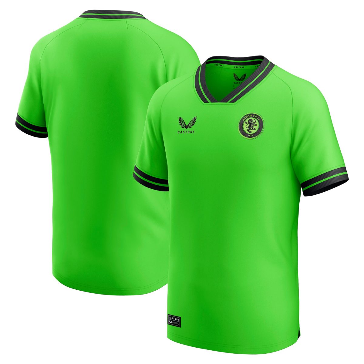aston villa castore away goalkeeper shirt 2023-24 – kids with custom printing Collection | Official Aston Villa Shirts
