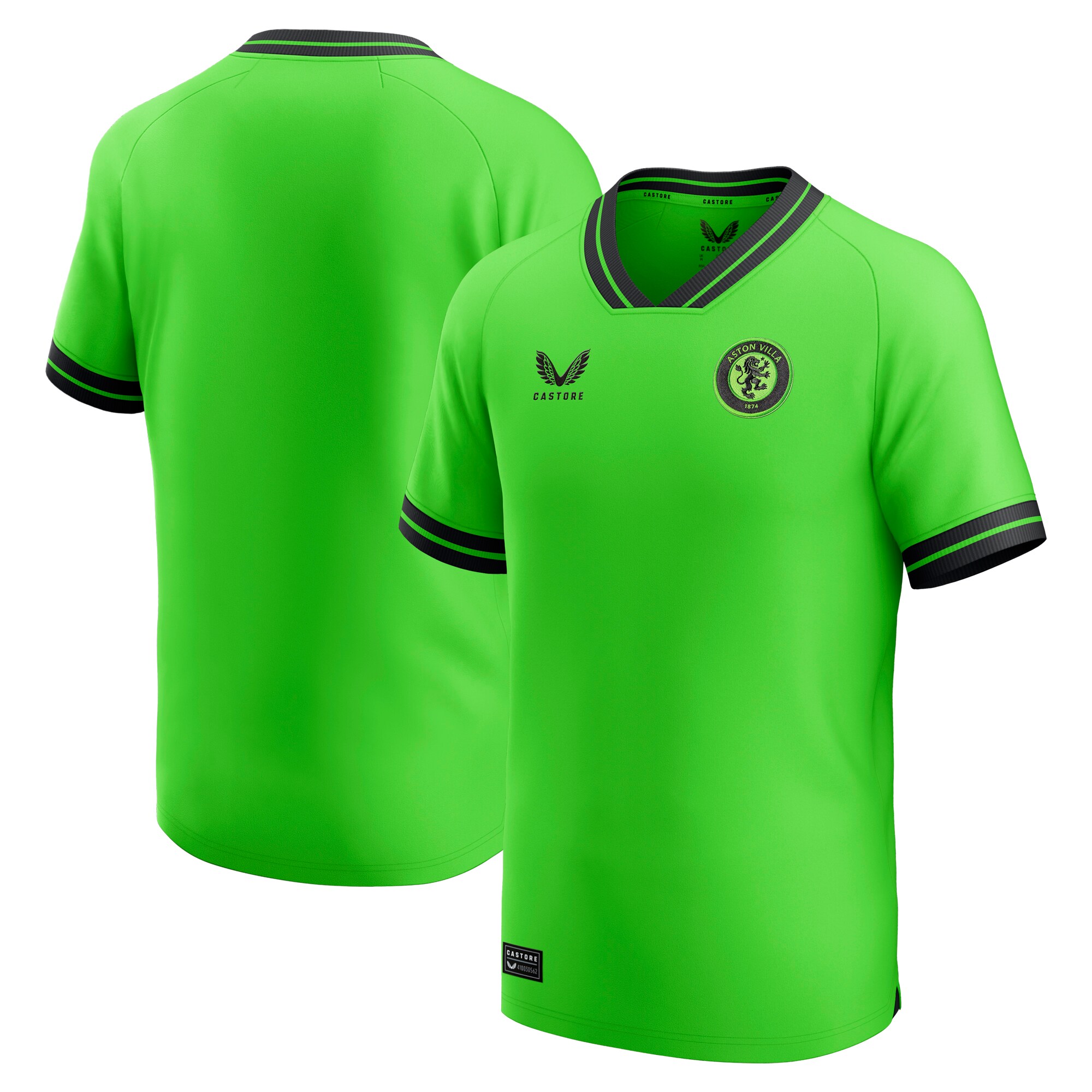 aston villa castore away goalkeeper shirt 2023-24 – kids with custom printing Collection | Official Aston Villa Shirts