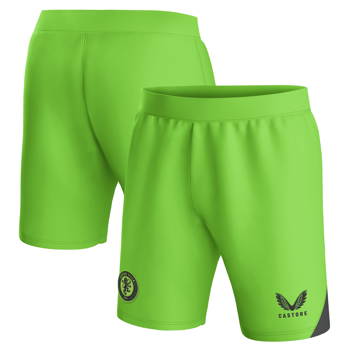 aston villa castore away goalkeeper shorts 2023-24 – kids – 13385917 with custom printing Collection | Official Aston Villa Shirts