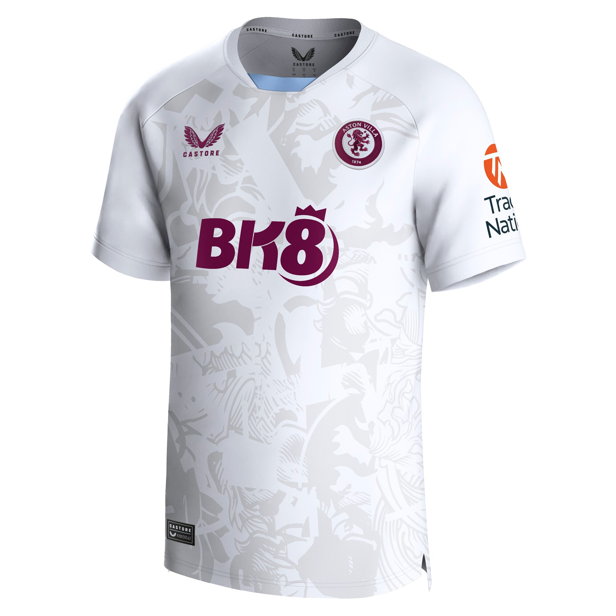 aston villa castore away shirt 2023-24 with custom printing Collection | Official Aston Villa Shirts