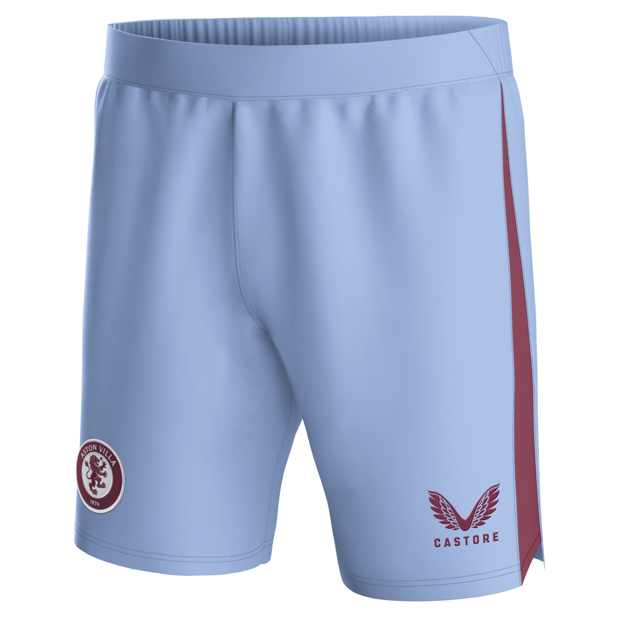 aston villa castore away shorts 2023-24 – kids with custom printing Collection | Official Aston Villa Shirts