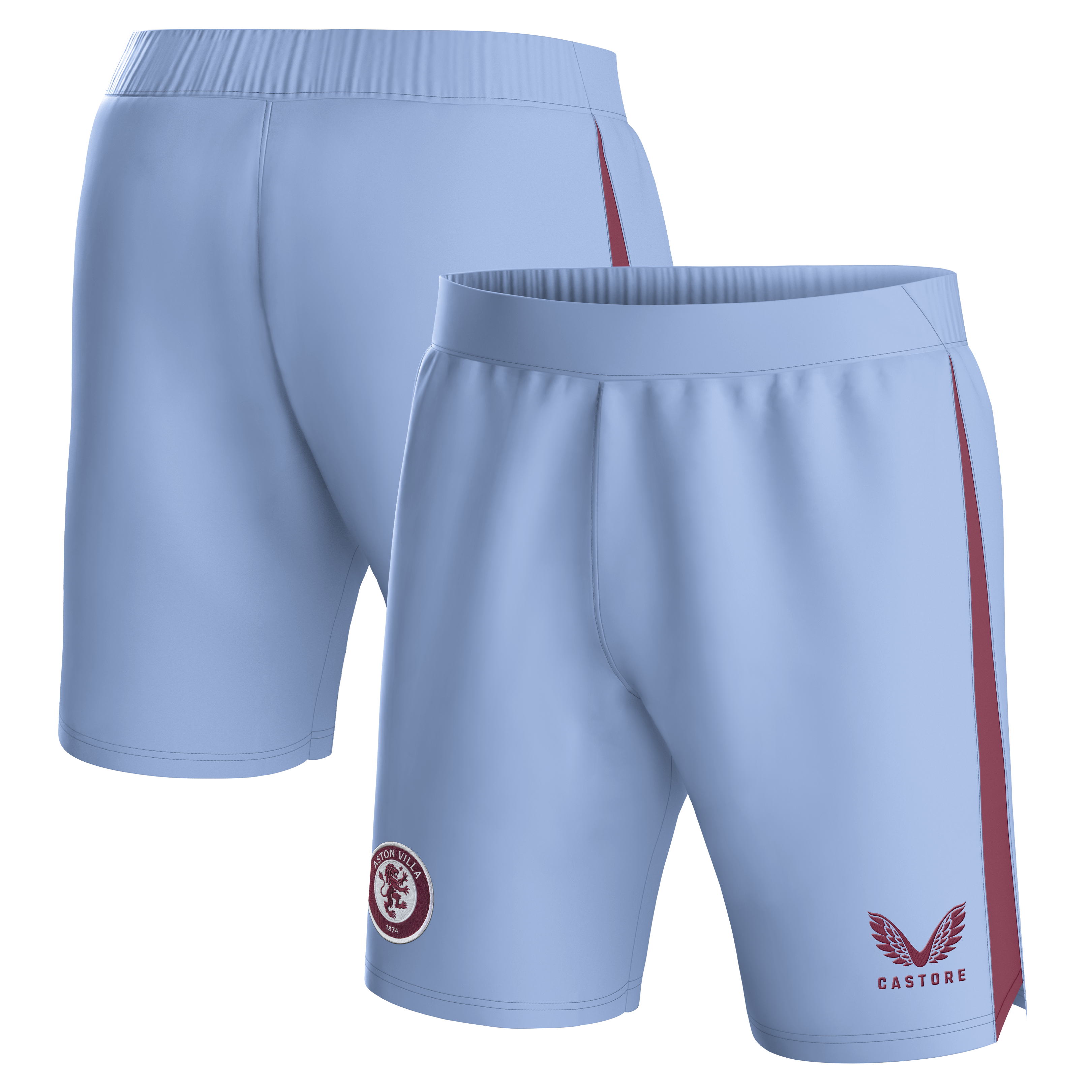 aston villa castore away shorts 2023-24 with custom printing Collection | Official Aston Villa Shirts