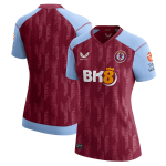 aston villa castore home shirt 2023-24 – womens with custom printing Collection | Official Aston Villa Shirts