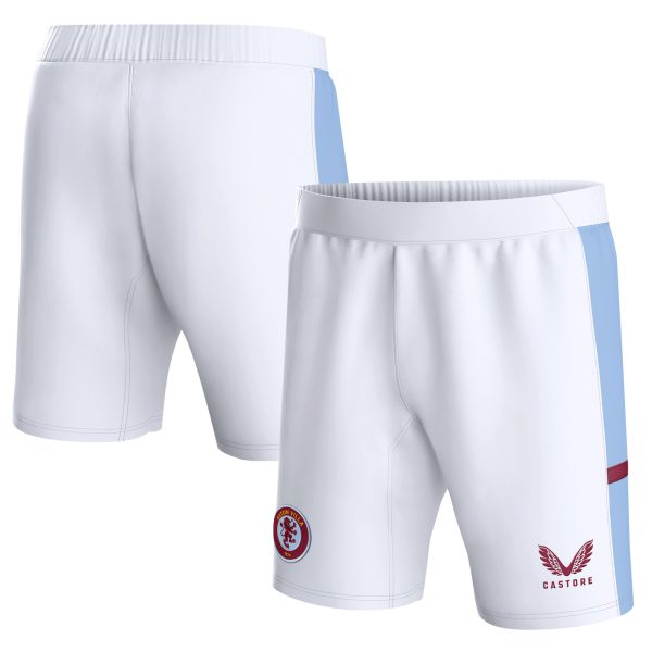 aston villa castore home shorts 2023-24 – kids with custom printing Collection | Official Aston Villa Shirts