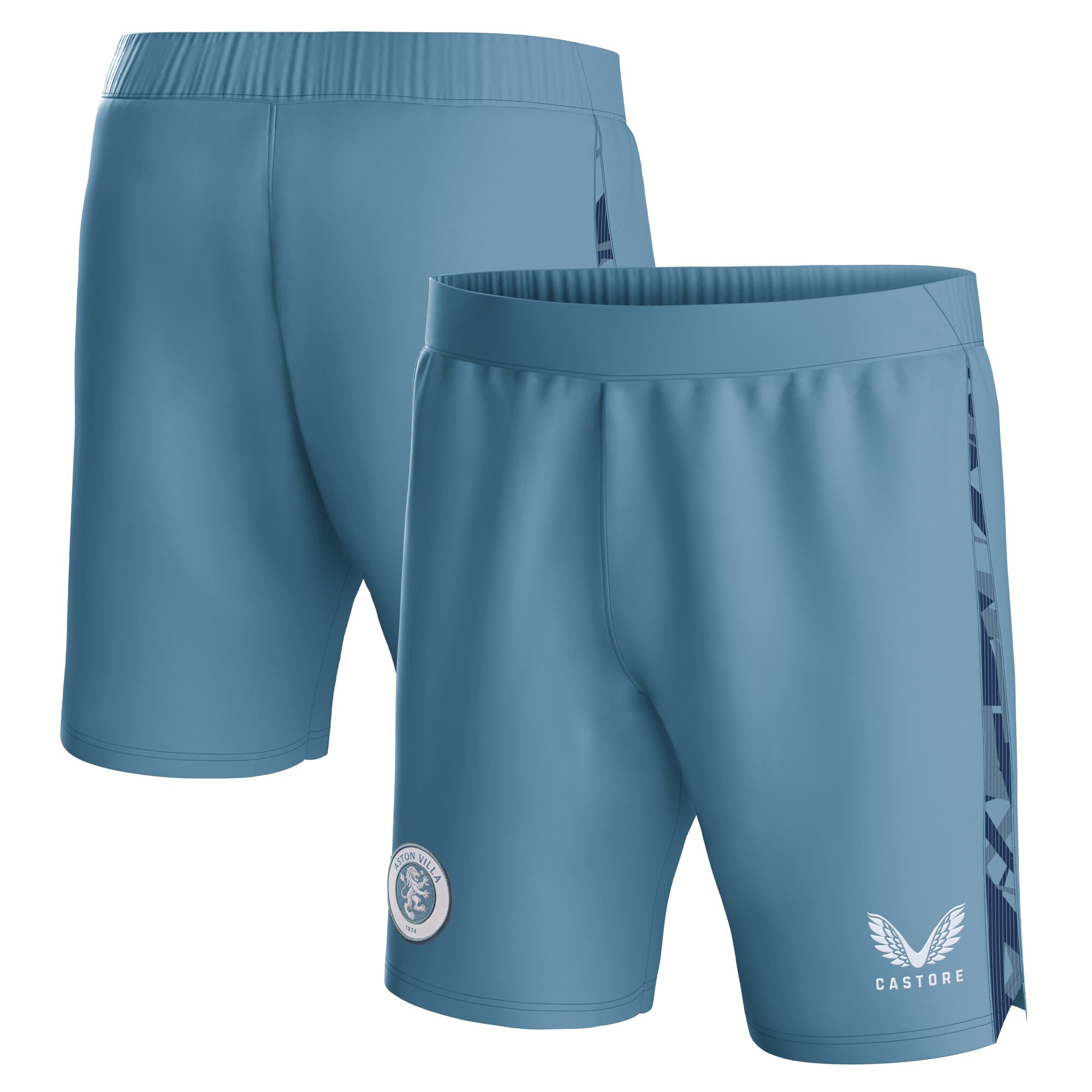 aston villa castore third shorts 2023-24 – kids with custom printing Collection | Official Aston Villa Shirts
