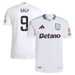 aston villa wsl adidas away authentic shirt 2024-25 with daly 9 printing Collection | Official Aston Villa Shirts
