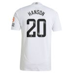 aston villa wsl adidas away authentic shirt 2024-25 with hanson 20 printing Collection | Official Aston Villa Shirts