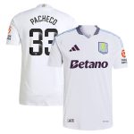aston villa wsl adidas away authentic shirt 2024-25 with pacheco 33 printing Collection | Official Aston Villa Shirts