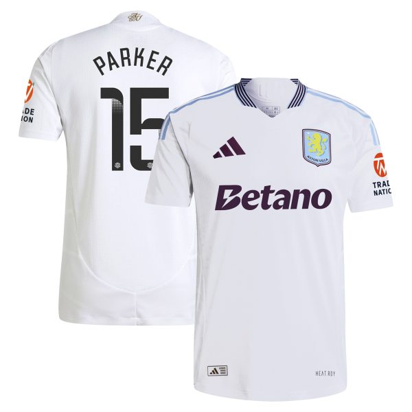 aston villa wsl adidas away authentic shirt 2024-25 with parker 15 printing Collection | Official Aston Villa Shirts