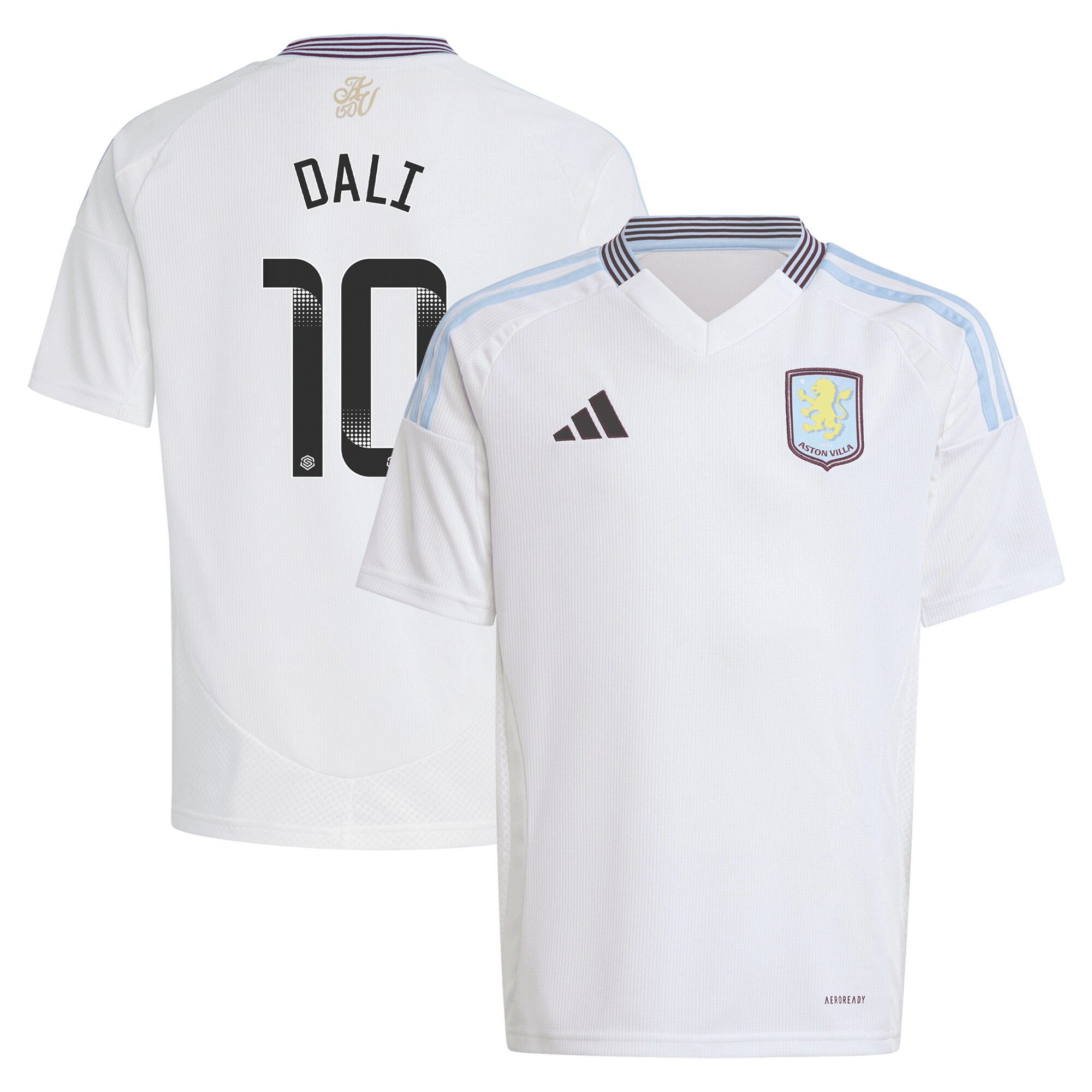 aston villa wsl adidas away shirt 2024-25 – kids with dali 10 printing Collection | Official Aston Villa Shirts