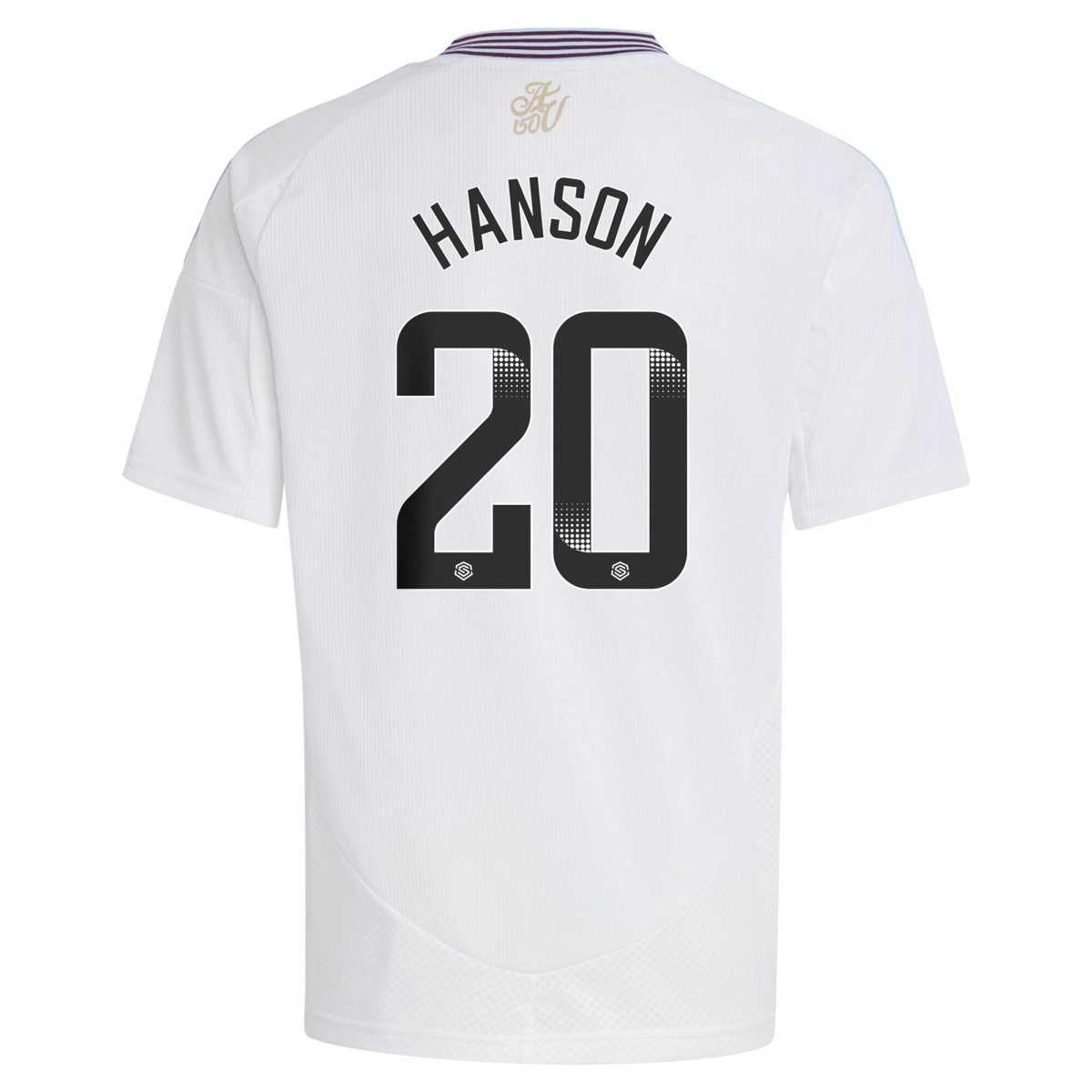 aston villa wsl adidas away shirt 2024-25 – kids with hanson 20 printing Collection | Official Aston Villa Shirts