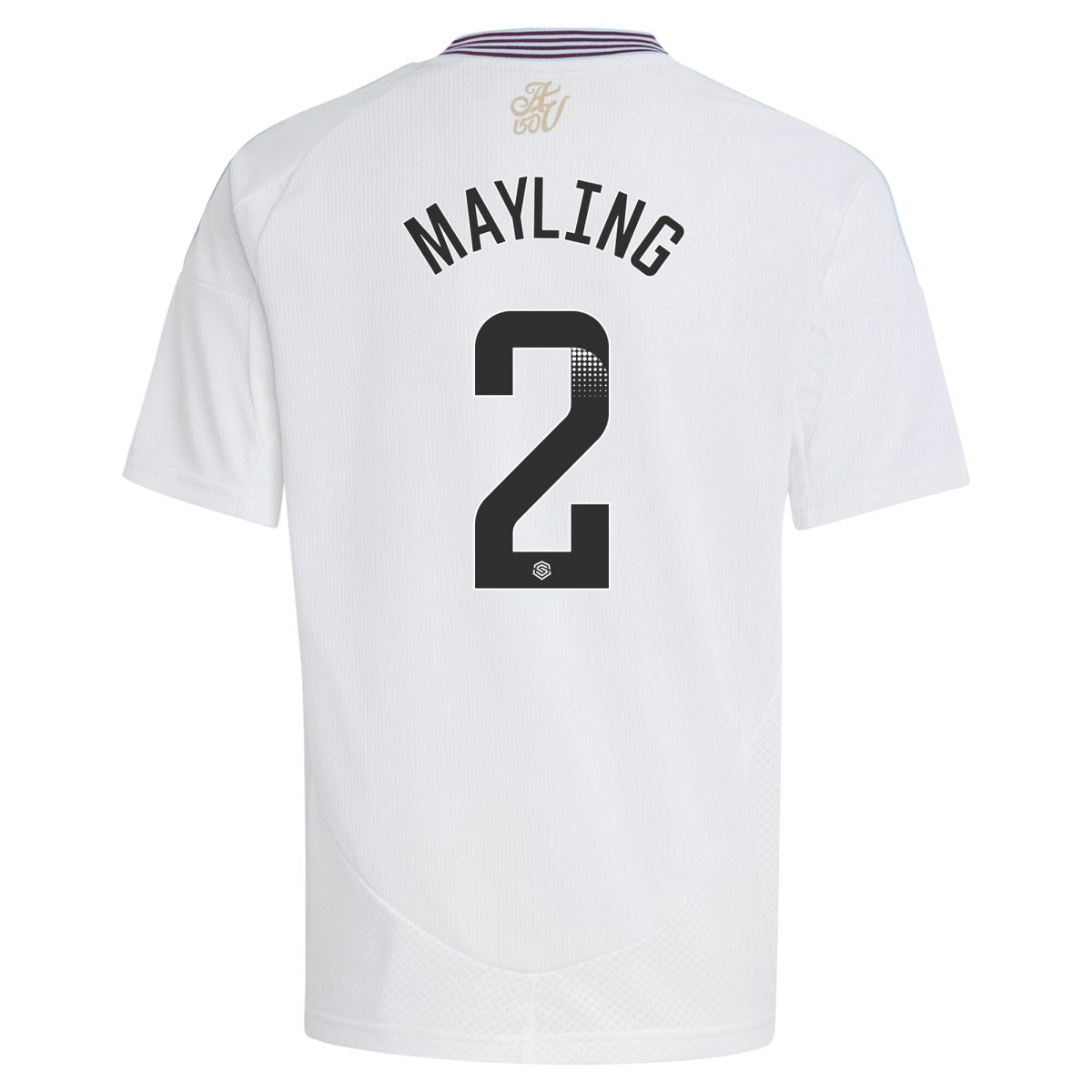 aston villa wsl adidas away shirt 2024-25 – kids with mayling 2 printing Collection | Official Aston Villa Shirts