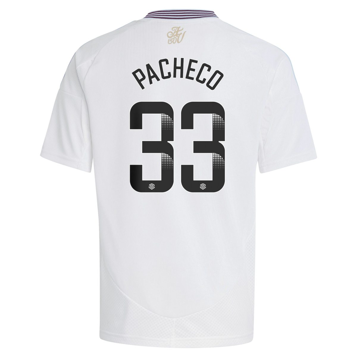 aston villa wsl adidas away shirt 2024-25 – kids with pacheco 33 printing Collection | Official Aston Villa Shirts