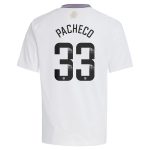 aston villa wsl adidas away shirt 2024-25 – kids with pacheco 33 printing Collection | Official Aston Villa Shirts