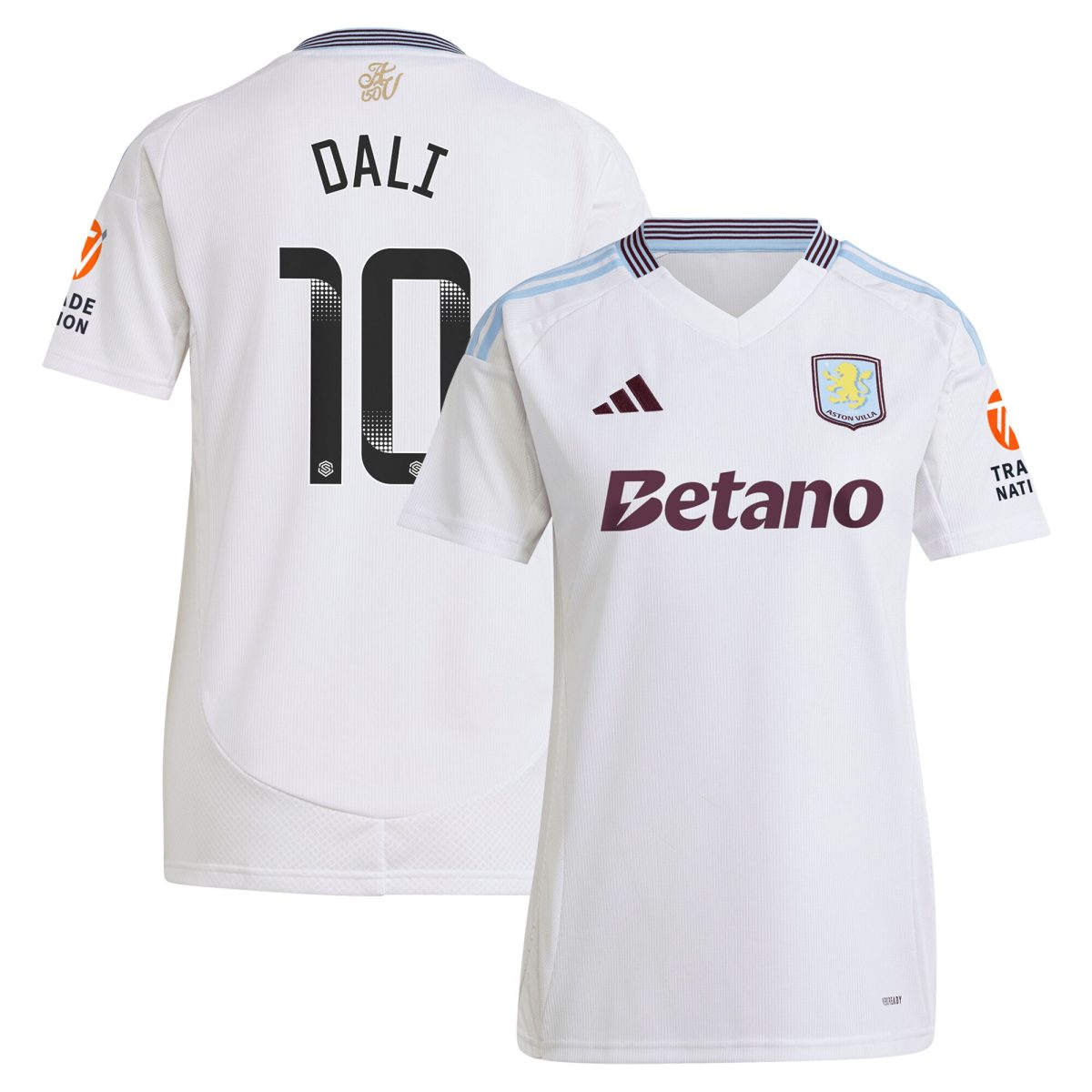 aston villa wsl adidas away shirt 2024-25 – womens with dali 10 printing Collection | Official Aston Villa Shirts