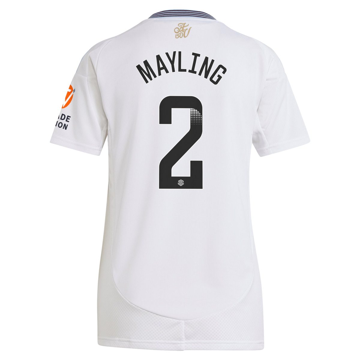 aston villa wsl adidas away shirt 2024-25 – womens with mayling 2 printing Collection | Official Aston Villa Shirts
