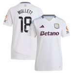 aston villa wsl adidas away shirt 2024-25 – womens with mullett 18 printing Collection | Official Aston Villa Shirts