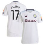 aston villa wsl adidas away shirt 2024-25 – womens with salmon 17 printing Collection | Official Aston Villa Shirts