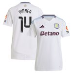 aston villa wsl adidas away shirt 2024-25 – womens with turner 14 printing Collection | Official Aston Villa Shirts