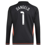 aston villa wsl adidas goalkeeper shirt 2024-25 – long sleeve – kids with d8217angelo 1 printing Collection | Official Aston Villa Shirts
