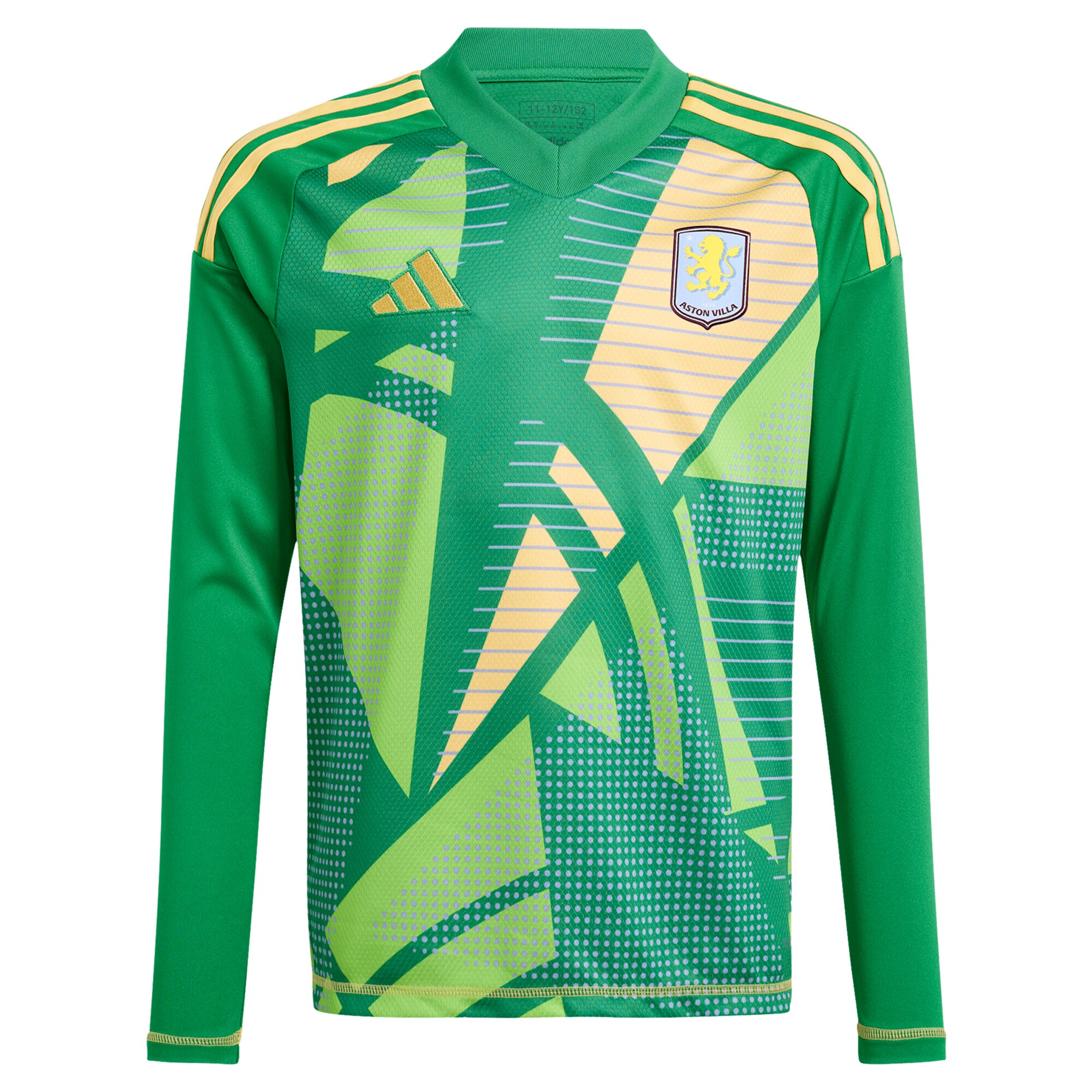 aston villa wsl adidas goalkeeper shirt 2024-25 – long sleeve – kids with dangelo 1 printing – 202712206-01 Collection | Official Aston Villa Shirts