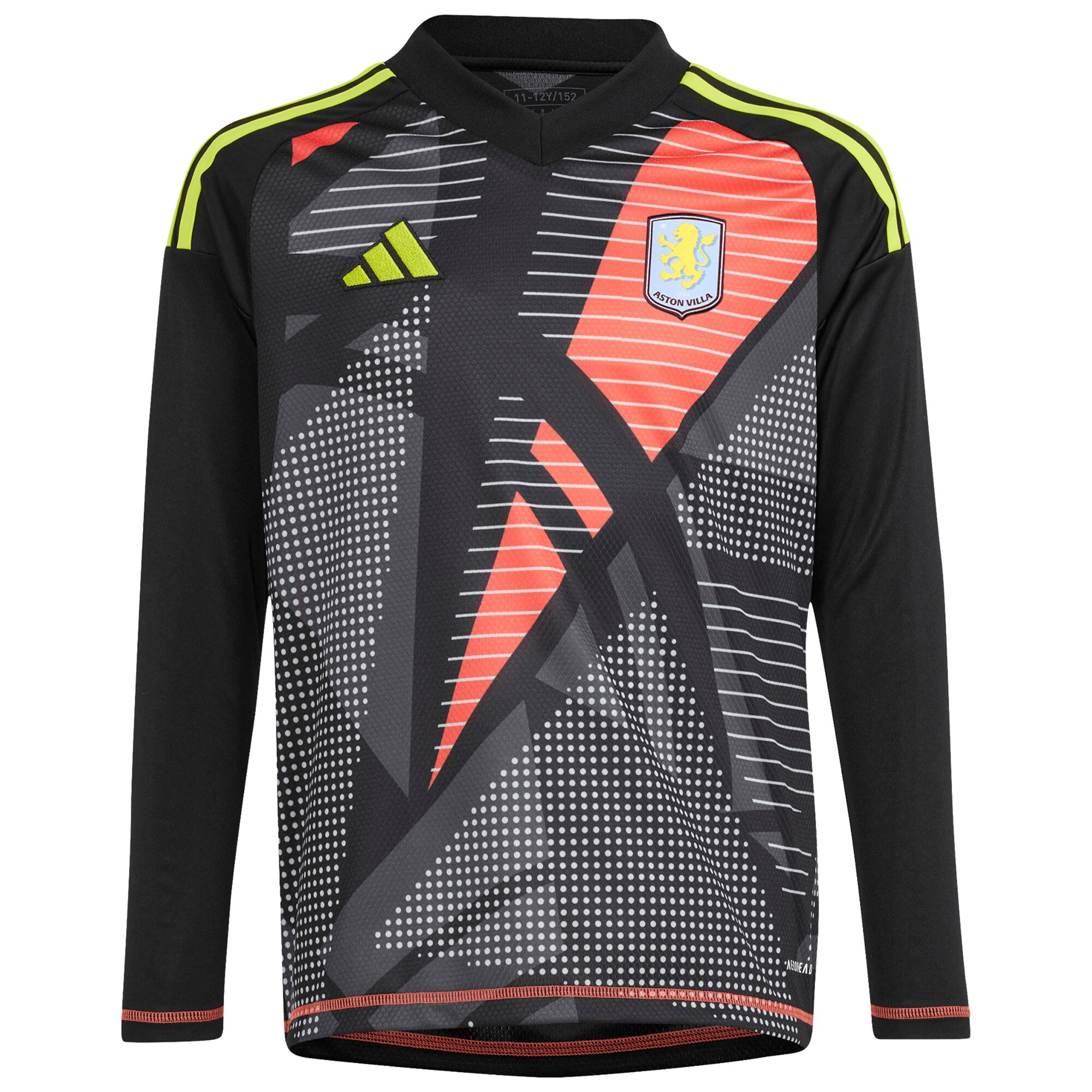 aston villa wsl adidas goalkeeper shirt 2024-25 – long sleeve – kids with talbert 26 printing Collection | Official Aston Villa Shirts