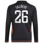 aston villa wsl adidas goalkeeper shirt 2024-25 – long sleeve – kids with talbert 26 printing Collection | Official Aston Villa Shirts