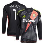 aston villa wsl adidas goalkeeper shirt 2024-25 – long sleeve with d8217angelo 1 printing Collection | Official Aston Villa Shirts