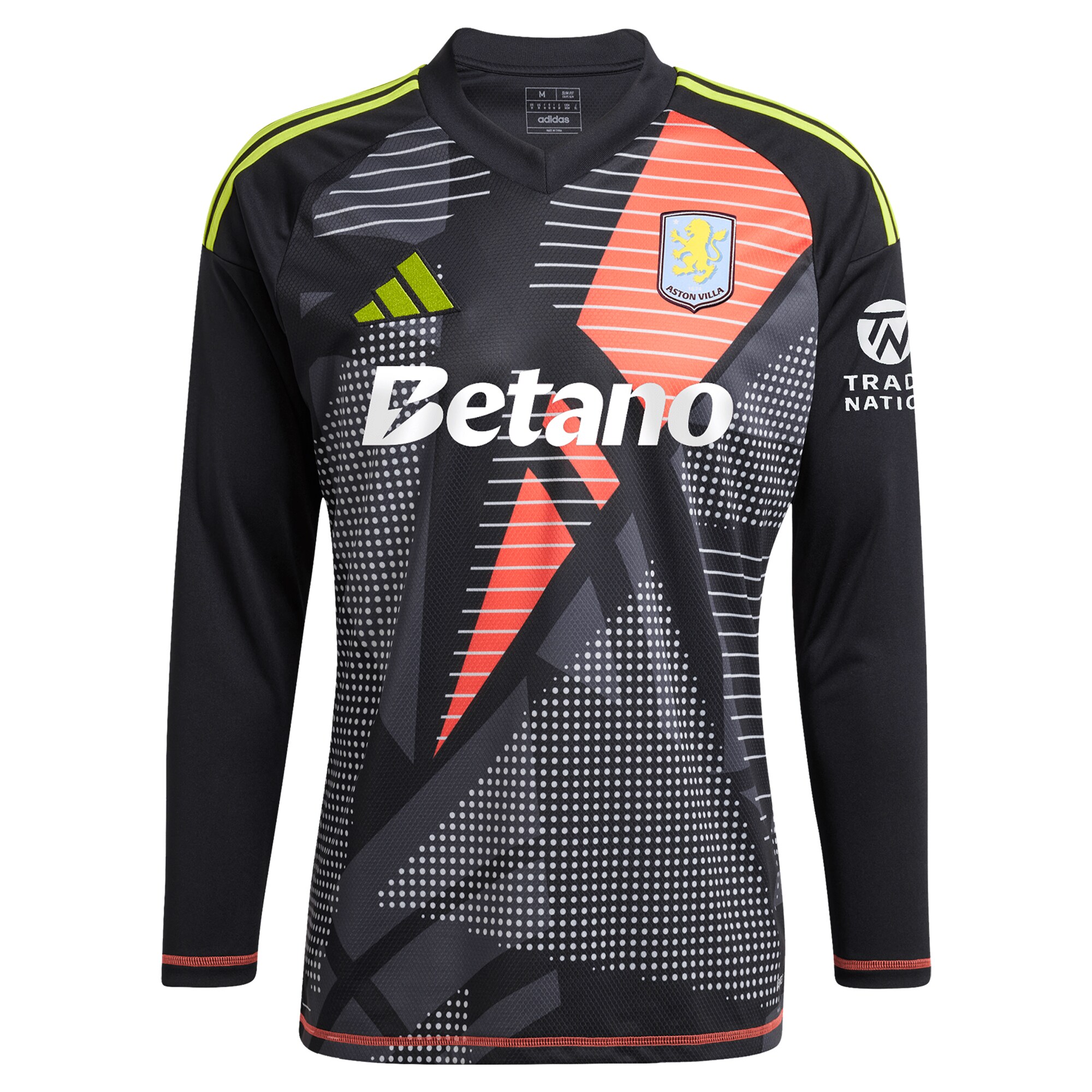 aston villa wsl adidas goalkeeper shirt 2024-25 – long sleeve with d8217angelo 1 printing Collection | Official Aston Villa Shirts