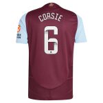 aston villa wsl adidas home authentic shirt 2024-25 with corsie 6 printing Collection | Official Aston Villa Shirts