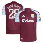 aston villa wsl adidas home authentic shirt 2024-25 with gabi nunes 28 printing Collection | Official Aston Villa Shirts