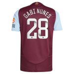 aston villa wsl adidas home authentic shirt 2024-25 with gabi nunes 28 printing Collection | Official Aston Villa Shirts