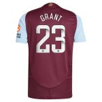 aston villa wsl adidas home authentic shirt 2024-25 with grant 23 printing Collection | Official Aston Villa Shirts