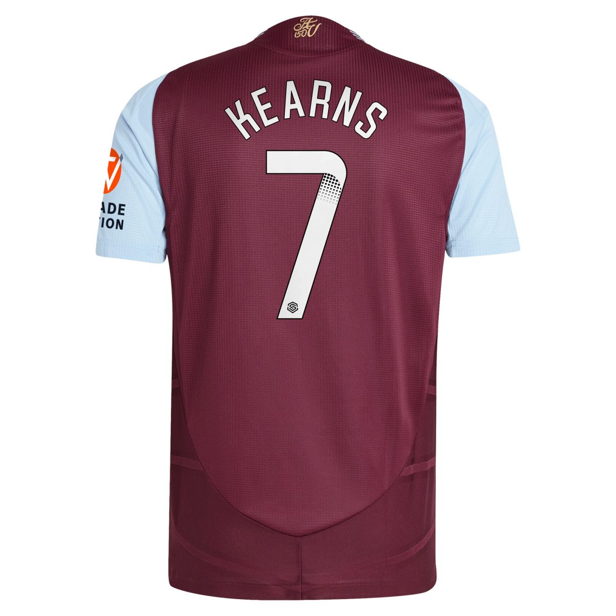 aston villa wsl adidas home authentic shirt 2024-25 with kearns 7 printing Collection | Official Aston Villa Shirts