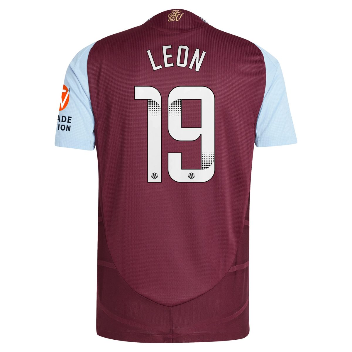 aston villa wsl adidas home authentic shirt 2024-25 with leon 19 printing Collection | Official Aston Villa Shirts