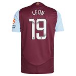 aston villa wsl adidas home authentic shirt 2024-25 with leon 19 printing Collection | Official Aston Villa Shirts