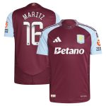 aston villa wsl adidas home authentic shirt 2024-25 with maritz 26 printing Collection | Official Aston Villa Shirts