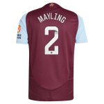 aston villa wsl adidas home authentic shirt 2024-25 with mayling 2 printing Collection | Official Aston Villa Shirts