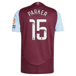 aston villa wsl adidas home authentic shirt 2024-25 with parker 15 printing Collection | Official Aston Villa Shirts