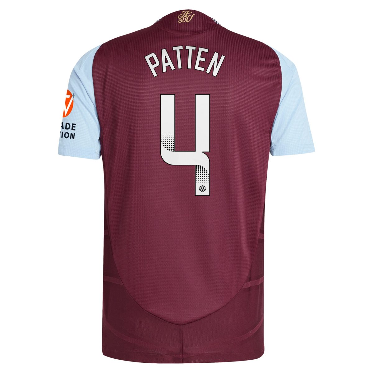 aston villa wsl adidas home authentic shirt 2024-25 with patten 4 printing Collection | Official Aston Villa Shirts