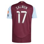 aston villa wsl adidas home authentic shirt 2024-25 with salmon 17 printing Collection | Official Aston Villa Shirts