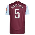 aston villa wsl adidas home authentic shirt 2024-25 with staniforth 5 printing Collection | Official Aston Villa Shirts