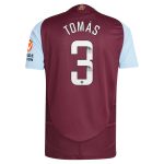 aston villa wsl adidas home authentic shirt 2024-25 with tomás 3 printing Collection | Official Aston Villa Shirts