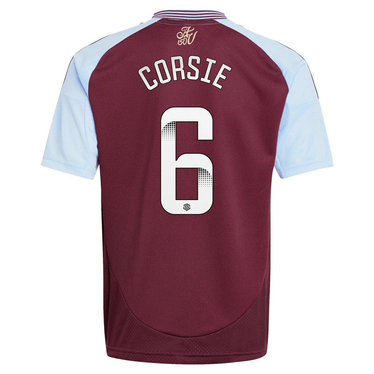 aston villa wsl adidas home shirt 2024-25 – kids with corsie 6 printing Collection | Official Aston Villa Shirts