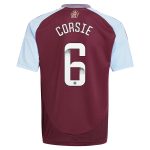 aston villa wsl adidas home shirt 2024-25 – kids with corsie 6 printing Collection | Official Aston Villa Shirts