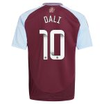 aston villa wsl adidas home shirt 2024-25 – kids with dali 10 printing Collection | Official Aston Villa Shirts