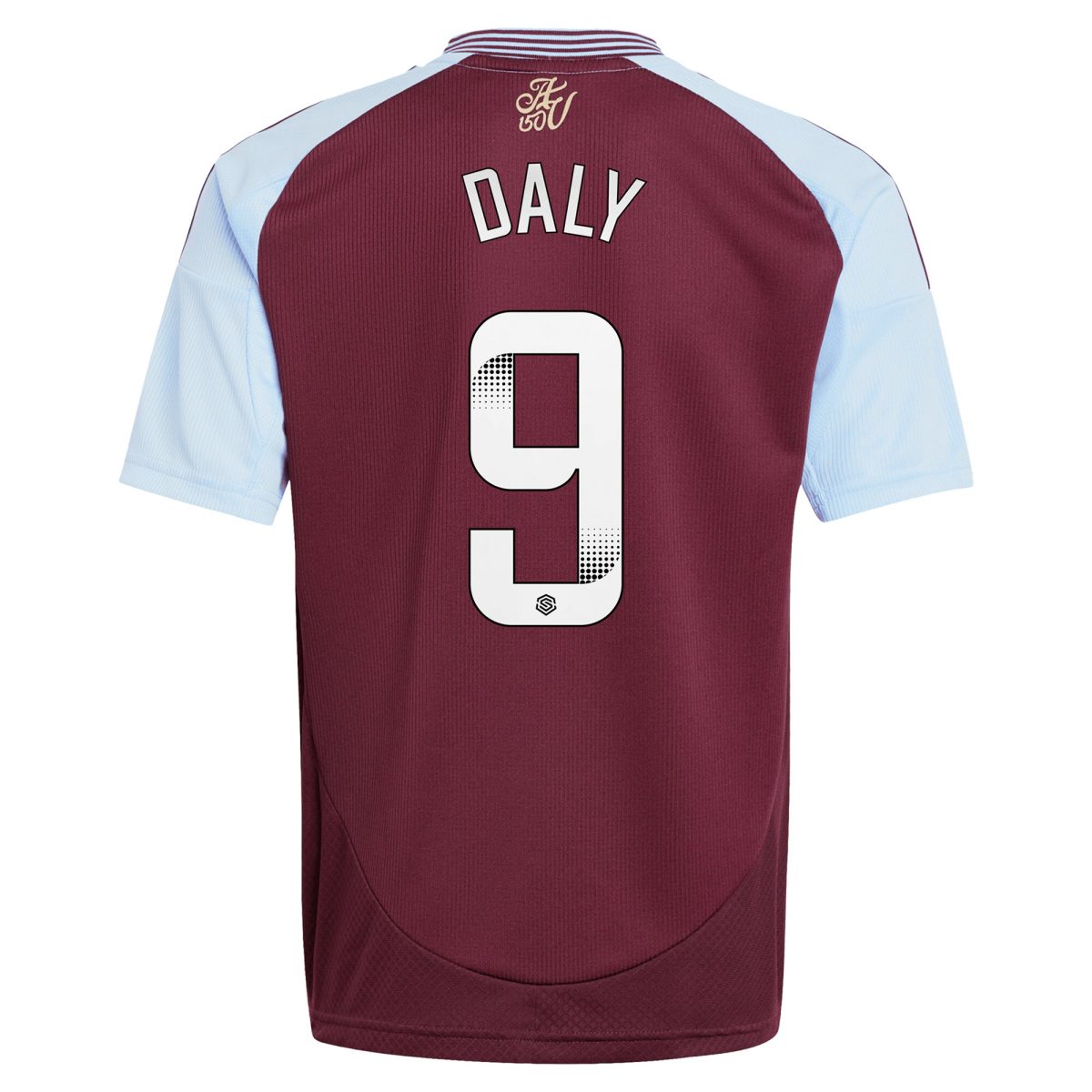 aston villa wsl adidas home shirt 2024-25 – kids with daly 9 printing Collection | Official Aston Villa Shirts