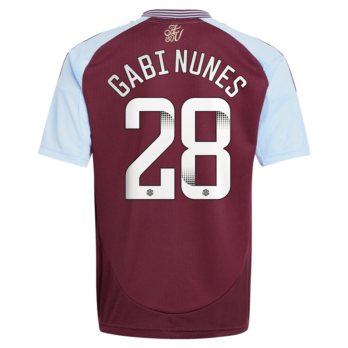 aston villa wsl adidas home shirt 2024-25 – kids with gabi nunes 28 printing Collection | Official Aston Villa Shirts