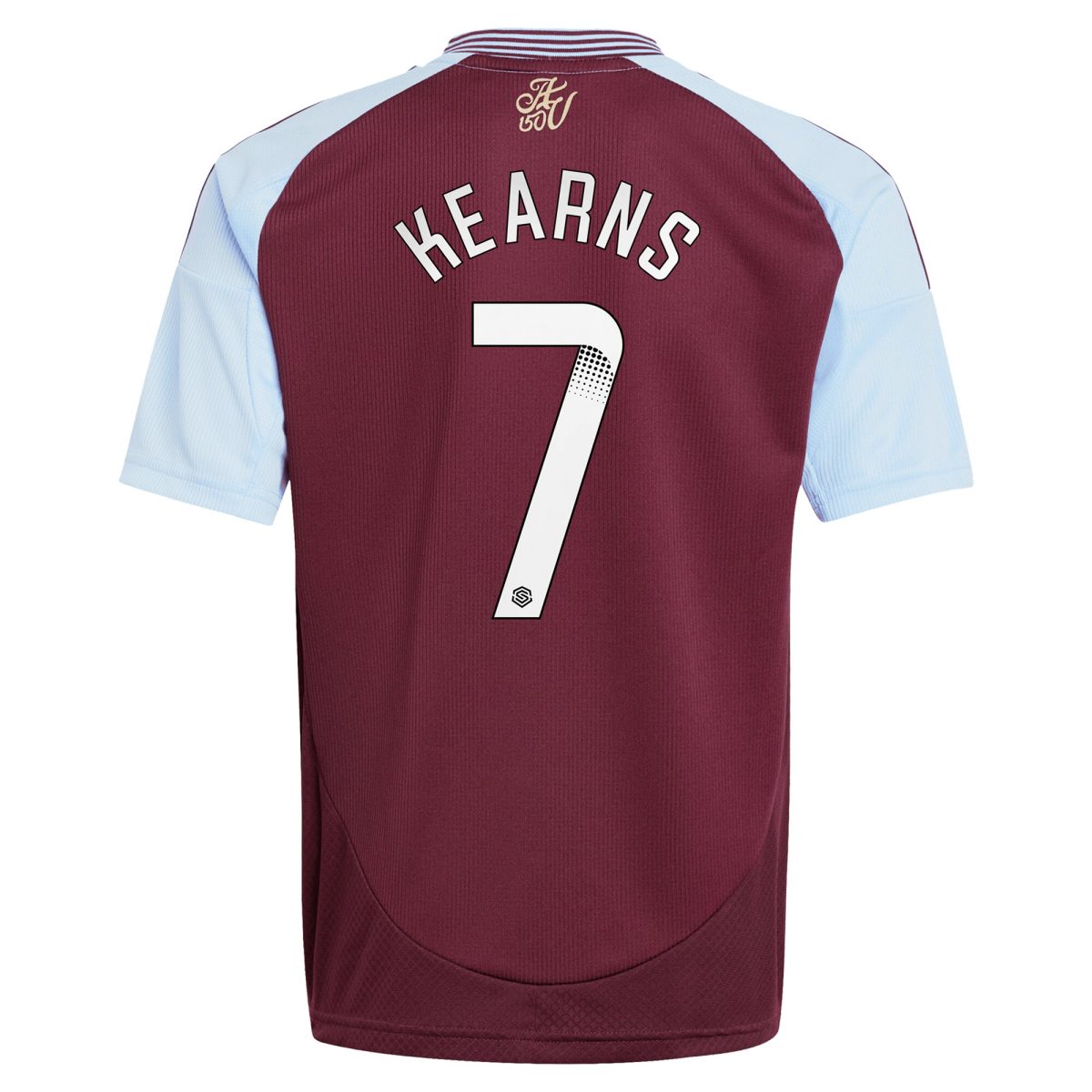 aston villa wsl adidas home shirt 2024-25 – kids with kearns 7 printing Collection | Official Aston Villa Shirts